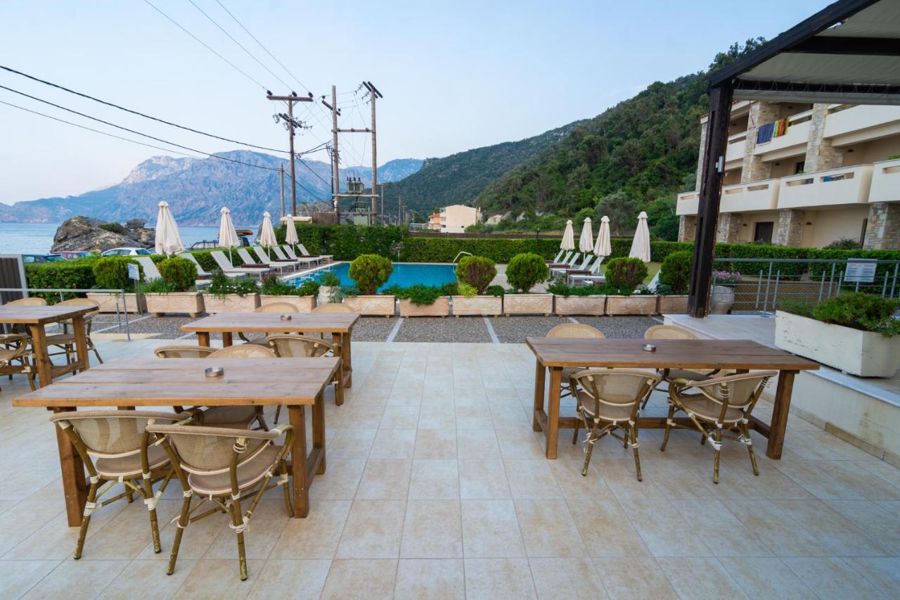 Casa Laios Hotel Paralia Chiliadou Bagian luar foto