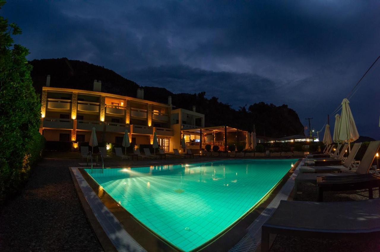 Casa Laios Hotel Paralia Chiliadou Bagian luar foto