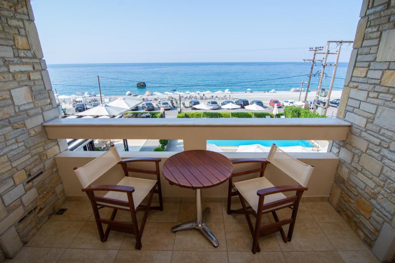 Casa Laios Hotel Paralia Chiliadou Bagian luar foto